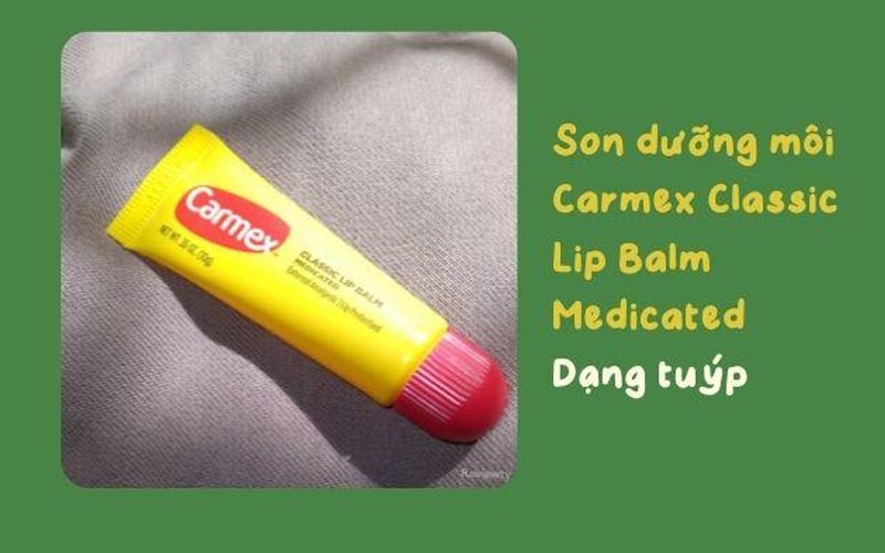 Son dưỡng môi nam Carmex Medicated Lip Balm