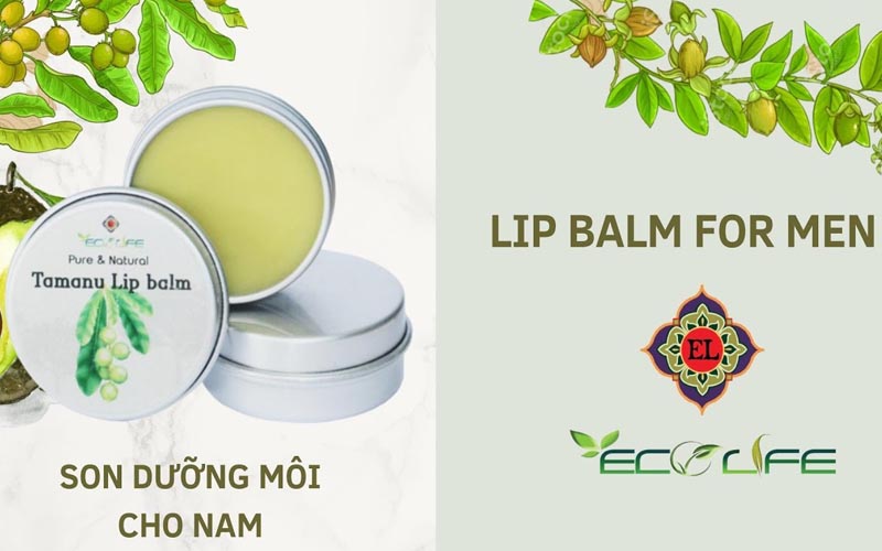 Son dưỡng môi nam Ecolife – Lip Balm For Man