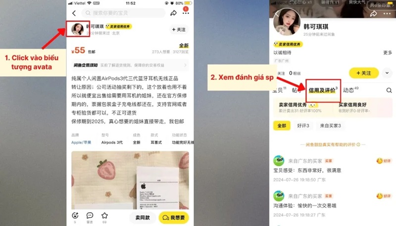 Các review từ khách đã đặt