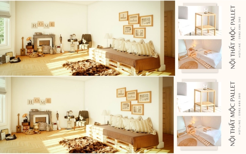 cửa hàng nội thất Mộc Pallet